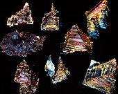 Artificial bismuth crystals