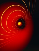 Subatomic particles abstract