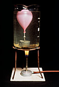 Demonstration of the expansion of a gas
