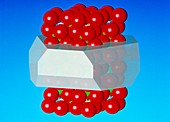 Molecular graphic of chromium oxide