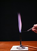 Potassium flame test