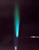 Copper flame test
