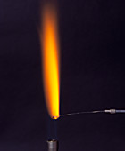 Sodium flame test