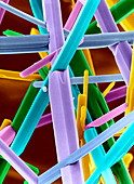 Caffeine crystals,SEM