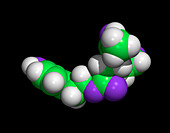 Oleocanthal olive oil molecule