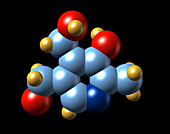 Vitamin B6,molecular model