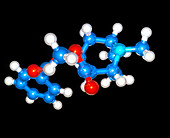 Cocaine molecule