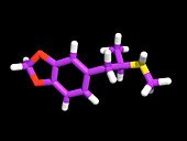 Ecstasy drug molecule