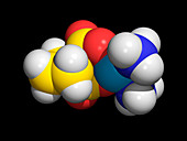 Carboplatin molecule,cancer drug