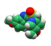 Esomeprazole drug molecule