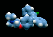 Enclomifene infertility drug molecule