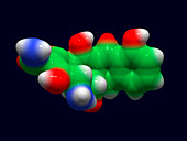 Doxycycline antibiotic molecule