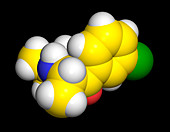 Bupropion drug molecule