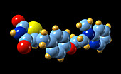 Rosiglitazone diabetes drug molecule