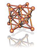 Copper crystal structure