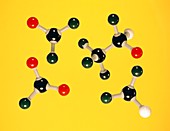 Assorted chlorofluoro- carbon molecules