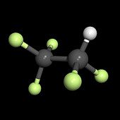 Pentafluoroethane molecule