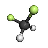 Difluoromethane molecule