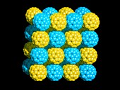 Packed C60 Buckyballs