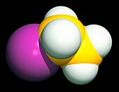 Iodoethane molecule