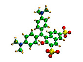 Green S food colouring molecule