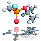 Sarin nerve agent molecule