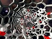 Nanotube drug delivery,artwork