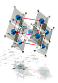Rutile crystal structure