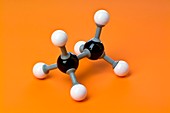 Ethane,molecular model