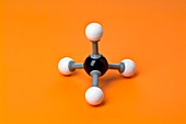Methane,molecular model