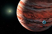 55 Cancri planetary system,artwork