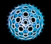 Fullerene molecule,artwork