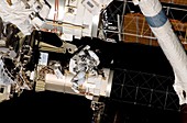 ISS solar array repair