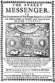 The Starry Messenger title page,1645