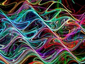 Waveforms,abstract artwork