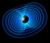 Earth's magnetic field,artwork