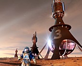 Space tourism on Mars