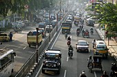 Busy road,Indonesia