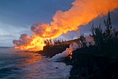 Volcanic eruption,Reunion Island