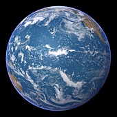 Pacific Ocean,satellite image