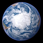 Antarctica,satellite image