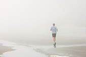 Jogging in fog