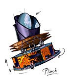 Planck space observatory,artwork