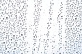 Raindrops on a window pane