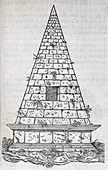 Pyramid,16th century artwork