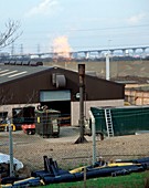 Landfill gas power station