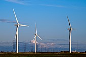 Wind turbines,Kent,UK