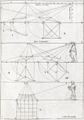 Perspective diagrams,17th century