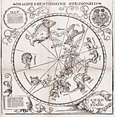 Southern hemisphere star chart,1537