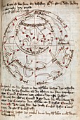 Astronomical diagram,14th century